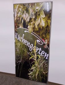 Referenz - Aufkleber Tür "Küchengarten"