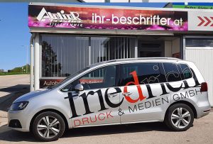 Referenz - Autobeklebung Druckerei Friedrich