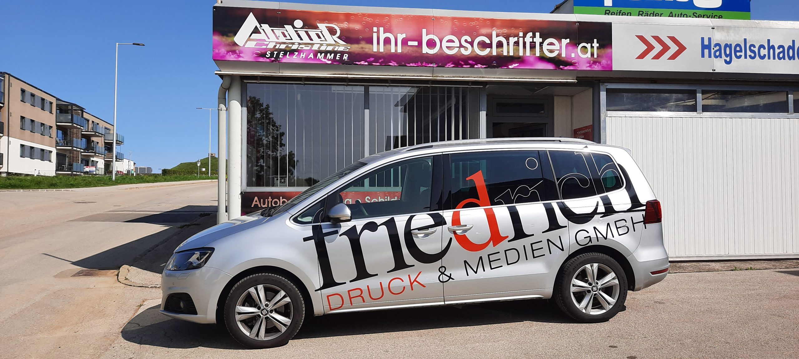 Referenz - Autobeklebung Firma Friedrich